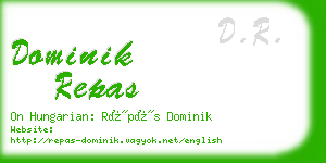 dominik repas business card